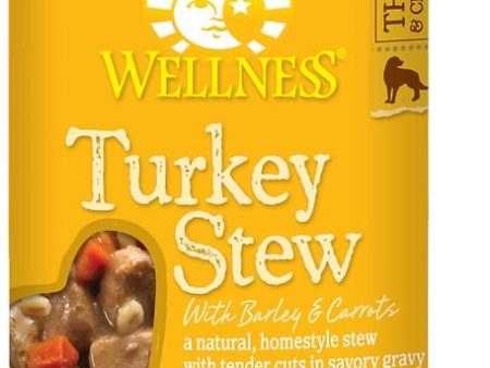 Wellness Natural Turkey Stew with Barley and Carrots Wet Canned Dog Food Fashion