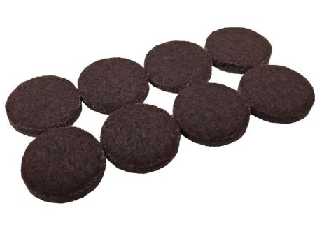 Shepherd Hardware 1-1 2-Inch Heavy Duty Self-Adhesive Felt Furniture Pads, 8-Pack, Brown Online Sale