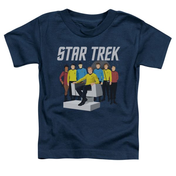 STAR TREK : VECTOR CREW S\S TODDLER TEE NAVY LG (4T) For Cheap