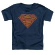 SUPERMAN : MESSY S S\S TODDLER TEE NAVY MD (3T) For Cheap