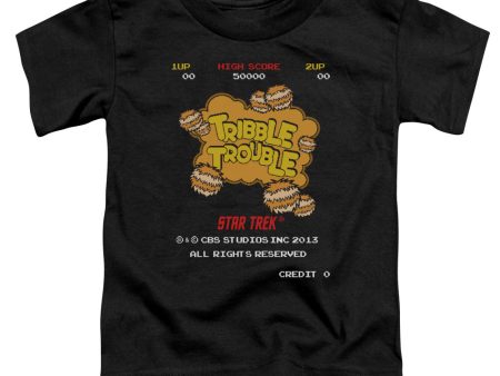 STAR TREK : TRIBBLE TROUBLE S\S TODDLER TEE BLACK MD (3T) Discount