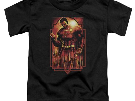 SUPERMAN : METROPOLIS DECO S\S TODDLER TEE BLACK SM (2T) Fashion