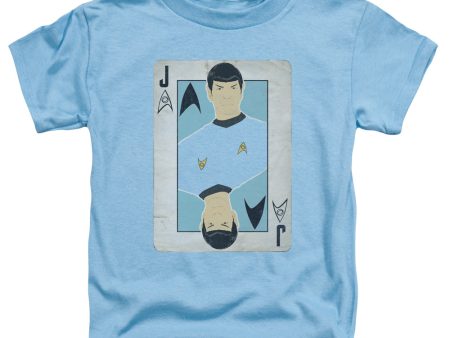 STAR TREK : THE ORIGINAL SERIES JACK S\S TODDLER TEE Carolina Blue LG (4T) Hot on Sale