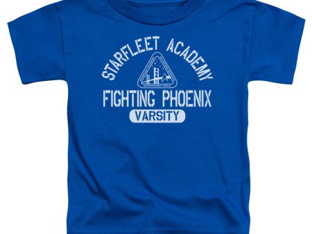 STAR TREK : VARSITY S\S TODDLER TEE ROYAL BLUE LG (4T) Hot on Sale