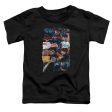 SUPERMAN : TORN COLLAGE S\S TODDLER TEE Black MD (3T) Online Sale