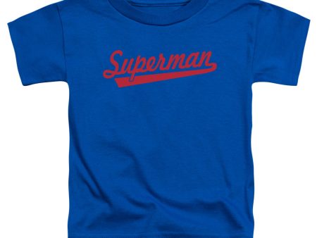 SUPERMAN : S TAIL S\S TODDLER TEE ROYAL BLUE LG (4T) Sale