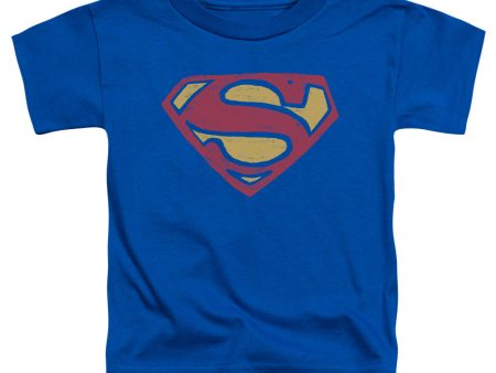 SUPERMAN : SUPER ROUGH S\S TODDLER TEE Royal Blue MD (3T) Sale