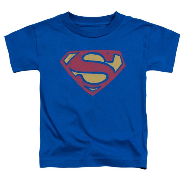 SUPERMAN : SUPER ROUGH S\S TODDLER TEE Royal Blue MD (3T) Sale