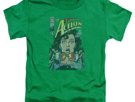 SUPERMAN : SECRET REVEALVED S\S TODDLER TEE KELLY GREEN MD (3T) Online Sale