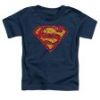 SUPERMAN : SHATTERED SHIELD S\S TODDLER TEE NAVY LG (4T) Supply