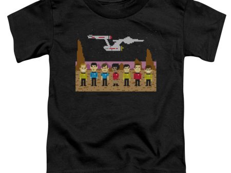 STAR TREK : THE ORIGINAL SERIES TREXEL CREW S\S TODDLER TEE BLACK SM (2T) Supply