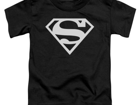 SUPERMAN : LOGO S\S TODDLER TEE Black MD (3T) Online Sale