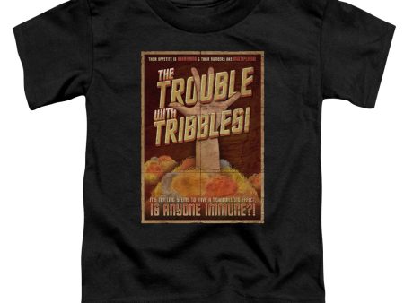 STAR TREK : TRIBBLES: THE MOVIE S\S TODDLER TEE BLACK LG (4T) Discount