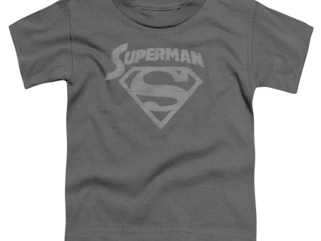 SUPERMAN : SUPER ARCH S\S TODDLER TEE CHARCOAL LG (4T) Online