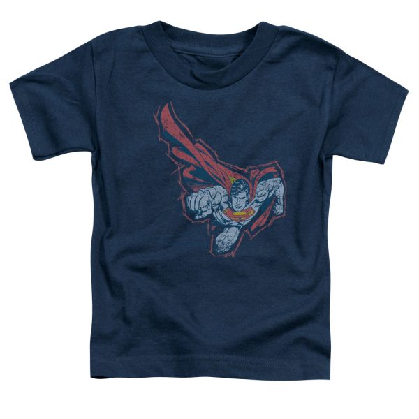 SUPERMAN : SCRIBBLE AND SOAR S\S TODDLER TEE Navy MD (3T) For Cheap