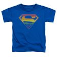 SUPERMAN : PRISMATIC SHIELD TODDLER SHORT SLEEVE Royal Blue XL (5T) Online Hot Sale