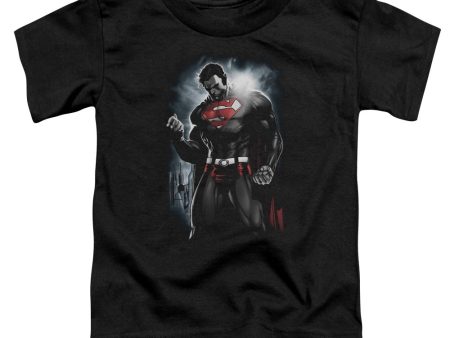 SUPERMAN : LIGHT OF THE SUN S\S TODDLER TEE BLACK LG (4T) For Discount