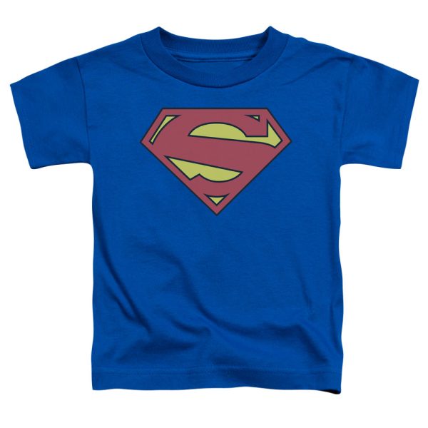 SUPERMAN : NEW 52 SHIELD S\S TODDLER TEE ROYAL BLUE LG (4T) Online Sale