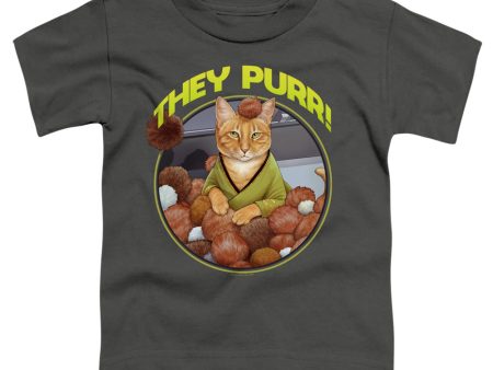 STAR TREK : THE PURR S\S TODDLER TEE Charcoal MD (3T) Discount