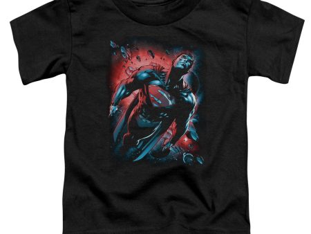 SUPERMAN : RED SUN S\S TODDLER TEE BLACK SM (2T) Online Sale