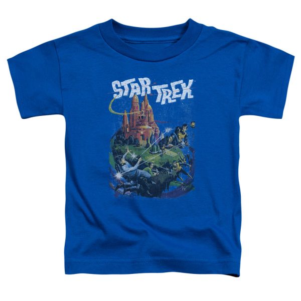 STAR TREK : VULCAN BATTLE S\S TODDLER TEE ROYAL BLUE LG (4T) Online now