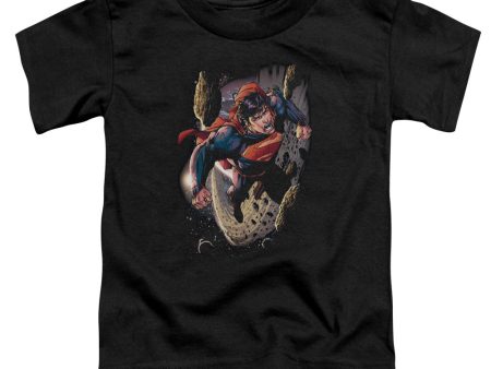 SUPERMAN : ORBIT S\S TODDLER TEE Black SM (2T) Online Sale