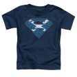 SUPERMAN : SCOTTISH SHIELD S\S TODDLER TEE NAVY MD (3T) For Cheap