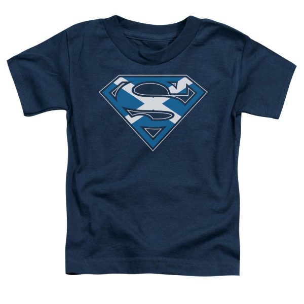 SUPERMAN : SCOTTISH SHIELD S\S TODDLER TEE NAVY MD (3T) For Cheap