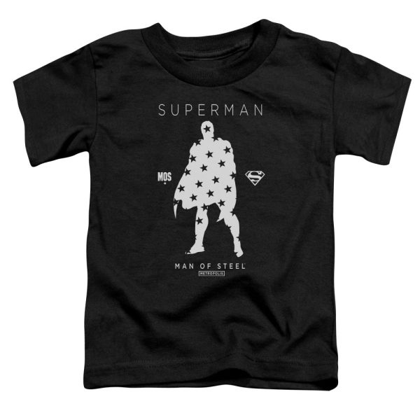 SUPERMAN : STAR SILHOUETTE S\S TODDLER TEE Black MD (3T) For Sale