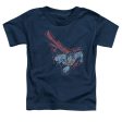 SUPERMAN : SCRIBBLE AND SOAR S\S TODDLER TEE Navy LG (4T) Fashion