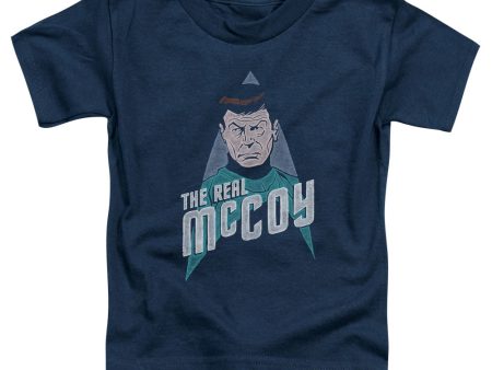 STAR TREK : THE REAL MCCOY S\S TODDLER TEE NAVY LG (4T) Discount