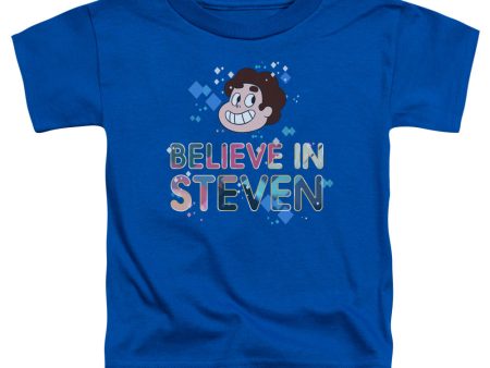 STEVEN UNIVERSE : BELIEVE TODDLER SHORT SLEEVE Royal Blue XL (5T) Cheap