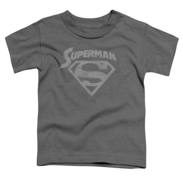 SUPERMAN : SUPER ARCH S\S TODDLER TEE CHARCOAL SM (2T) Online Sale