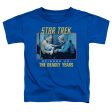 STAR TREK THE ORIGINAL SERIES : EPISODE 40 TODDLER SHORT SLEEVE ROYAL BLUE XL (5T) For Sale