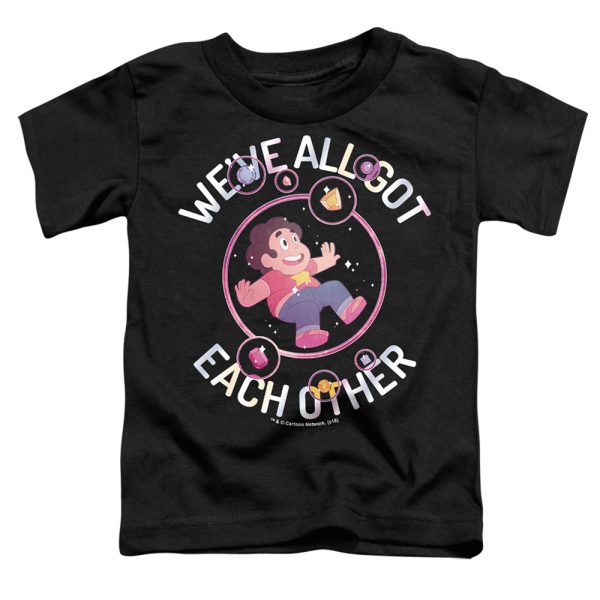 STEVEN UNIVERSE : EACH OTHER S\S TODDLER TEE Black SM (2T) Online Hot Sale