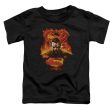 SUPERMAN : MAN ON FIRE S\S TODDLER TEE BLACK LG (4T) Hot on Sale