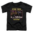 STAR TREK THE ORIGINAL SERIES : CAT S PAW S\S TODDLER TEE Black MD (3T) Sale