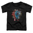 SUPERMAN : ROCK BREAKER S\S TODDLER TEE Black SM (2T) Supply