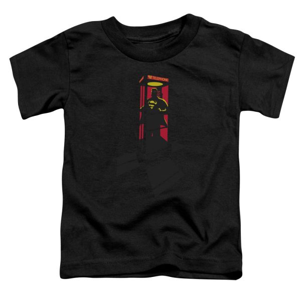 SUPERMAN : SUPER BOOTH S\S TODDLER TEE BLACK MD (3T) For Cheap