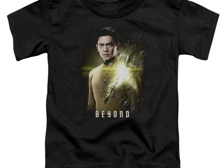 STAR TREK BEYOND : SULU POSTER S\S TODDLER TEE Black MD (3T) Online Hot Sale