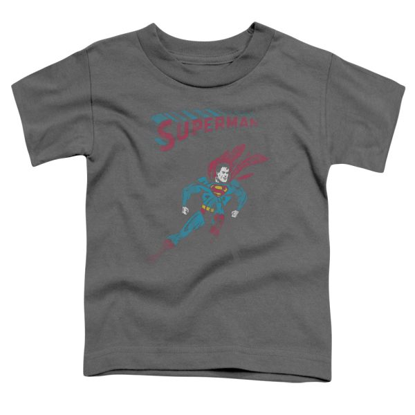 SUPERMAN : IT TICKLES S\S TODDLER TEE CHARCOAL LG (4T) Hot on Sale