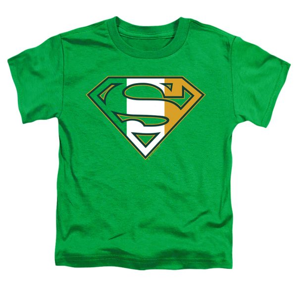 SUPERMAN : IRISH SHIELD S\S TODDLER TEE Kelly Green LG (4T) Discount