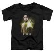 STAR TREK BEYOND : SULU POSTER S\S TODDLER TEE Black LG (4T) For Sale