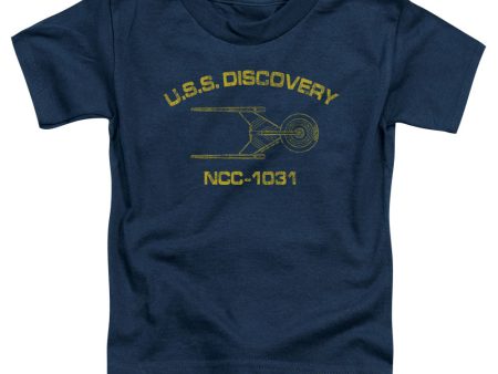 STAR TREK DISCOVERY : DISCOVERY ATHLETIC S\S TODDLER TEE Navy MD (3T) Hot on Sale