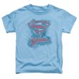 SUPERMAN : IT S SKETCHY S\S TODDLER TEE CAROLINA BLUE LG (4T) Fashion