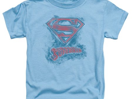 SUPERMAN : IT S SKETCHY S\S TODDLER TEE CAROLINA BLUE LG (4T) Fashion