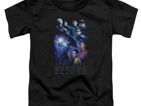 STAR TREK BEYOND : BEYOND CAST S\S TODDLER TEE Black SM (2T) Cheap