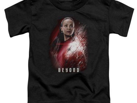 STAR TREK BEYOND : UHURA POSTER S\S TODDLER TEE Black LG (4T) Supply