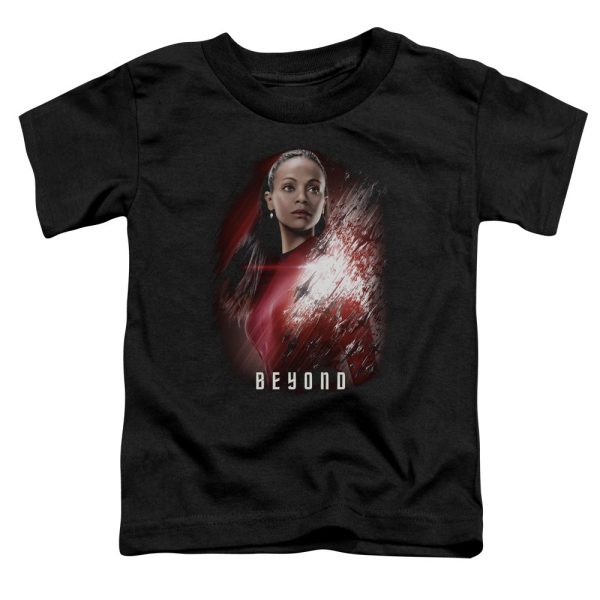 STAR TREK BEYOND : UHURA POSTER S\S TODDLER TEE Black LG (4T) Supply