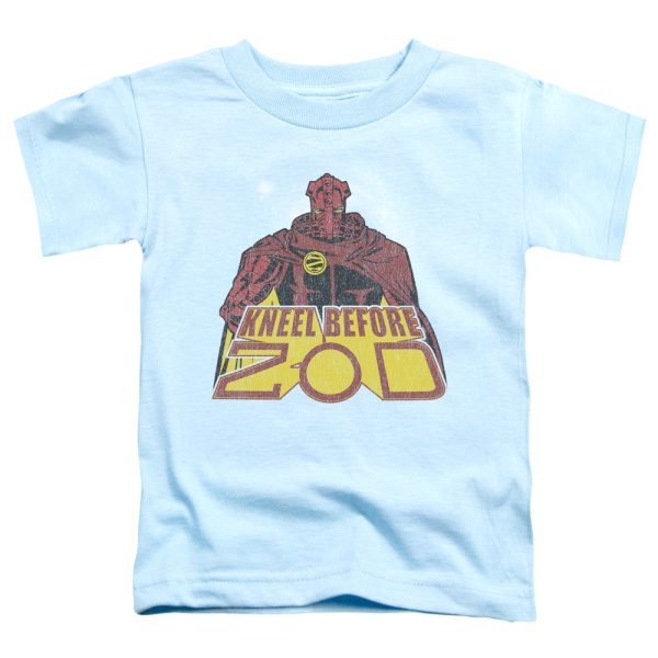 SUPERMAN : KNEEL BEFORE S\S TODDLER TEE LIGHT BLUE LG (4T) Sale